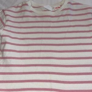 Zara strip toddler pink shirt